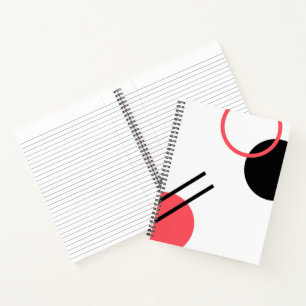 Cuaderno Diseño geométrico moderno, sencillo, urbano y mode