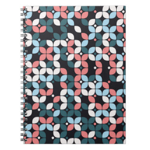 Cuaderno diseño geométrico sin costura geométrico,textura