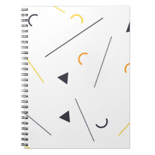 Cuaderno Diseño geométrico urbano colorido, sencillo, moder