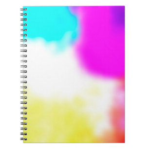 Cuaderno diseño gráfico color de fondo negro digital