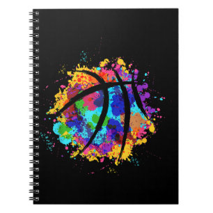 Cuaderno Diseño Gráfico de Baloncesto Vintage Baloncesto C