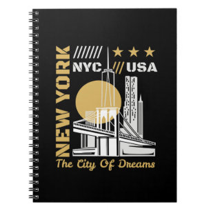 Cuaderno Diseño Gráfico de Viajes del Horizonte de la Ciuda