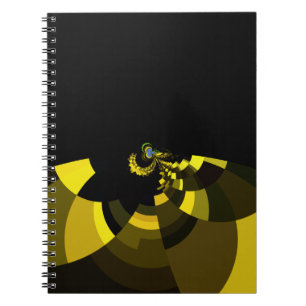 Cuaderno Diseño gráfico gráfico de imágenes con chorro negr