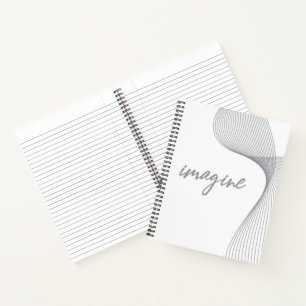 Cuaderno Diseño gráfico moderno, simple y elegante de Imagi