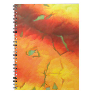 Cuaderno diseño gráfico textura de fondo digital colorida