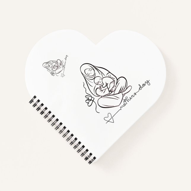 Cuaderno Diseño Hermoso Amor de Mamá (Anverso)