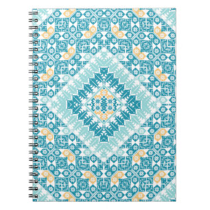 Cuaderno Diseño impreso con motivos de bordado palestino