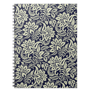 Cuaderno Diseño indio de cosecha de flores
