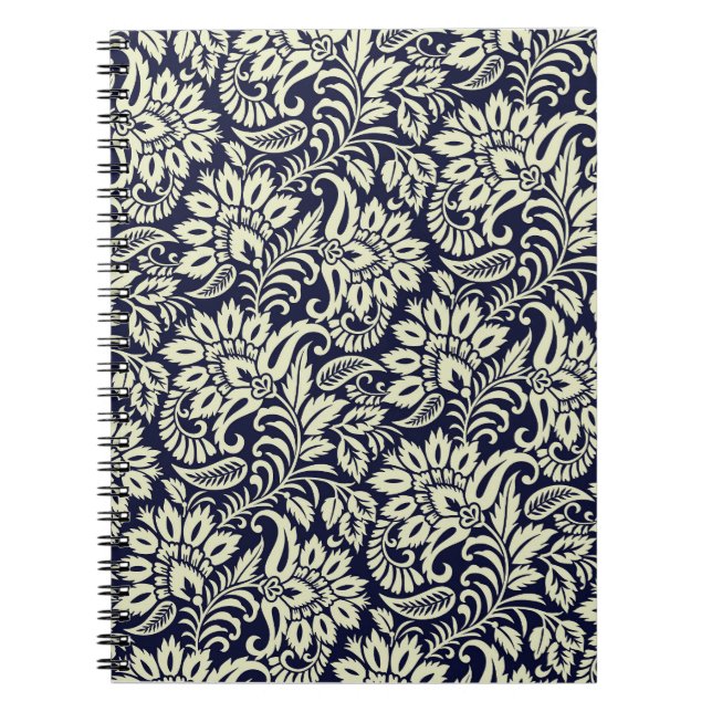 Cuaderno Diseño indio de cosecha de flores (Frente)