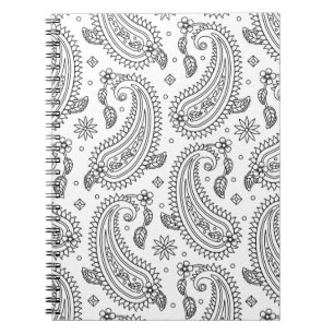 Cuaderno Diseño inspirado de Paisley