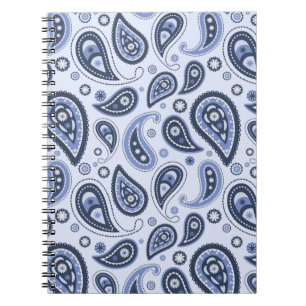 Cuaderno Diseño Intrincado de Estampado Floral Paisley