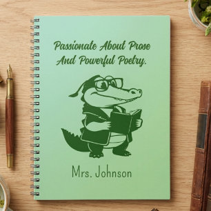 Cuaderno Diseño Literario Apasionado de Prosa y Poesía