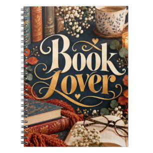 Cuaderno Diseño literario vintage para amantes de los libro