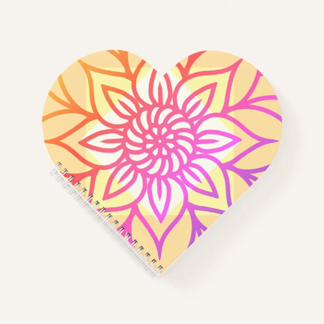 Cuaderno Diseño Mandala Color claro (Anverso)