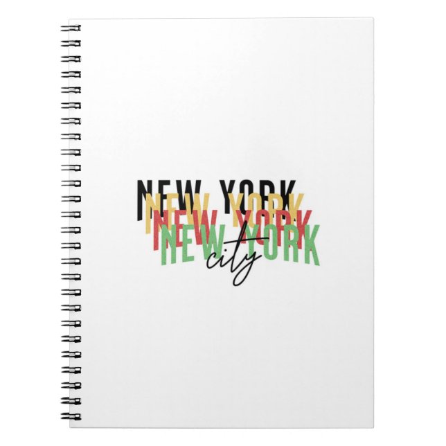 Cuaderno Diseño maximalista de NY  (Frente)
