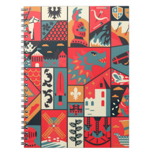 Cuaderno Diseño medieval sin fisuras. Textos de decoració
