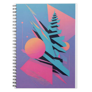 Cuaderno Diseño Memphis de mediados del siglo - Ken Gage Ar