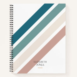 Cuaderno Diseño minimalista en tonos pastel