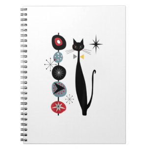 Cuaderno Diseño moderno de gatos gatos de Guay de mediados 