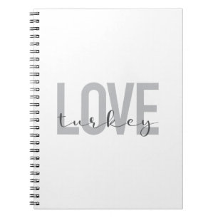 Cuaderno Diseño moderno, simple, urbano, fresco Amar Turquí