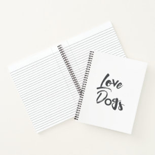 Cuaderno Diseño moderno, simple, urbano y fresco de Perros 