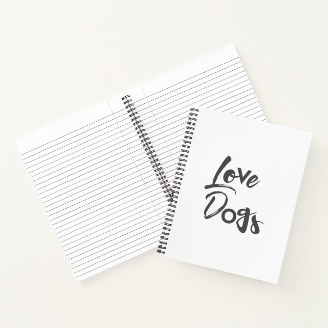 Cuaderno Diseño moderno, simple, urbano y fresco de Perros  (Interior)