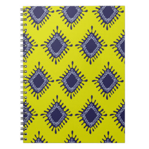 Cuaderno Diseño moderno tribal de ikat