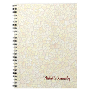 Cuaderno Diseño Mosaico Moderno Profesional Minimalista