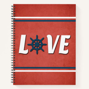 Cuaderno Diseño náutico de amor