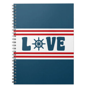 Cuaderno Diseño náutico de amor