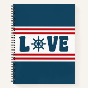 Cuaderno Diseño náutico de amor