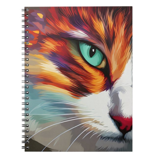 Cuaderno Diseño ocular del gato (Frente)