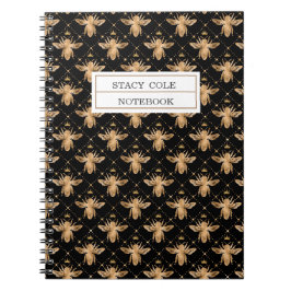 Cuaderno Diseño personalizado de abejas de abeja de abeja d