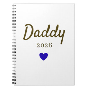Cuaderno Diseño personalizado de amor para nuevo papá con a