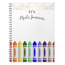 Cuaderno Diseño personalizado de Crayon Star