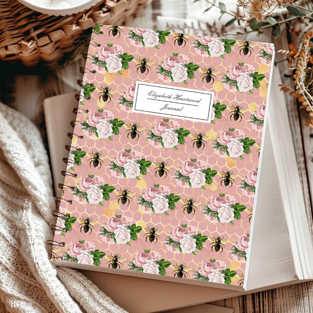 Cuaderno Diseño Personalizado de Panal de Abejas con Patrón (Subido por el creador)