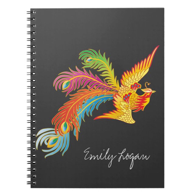 Cuaderno Diseño personalizado de Phoenix (Frente)