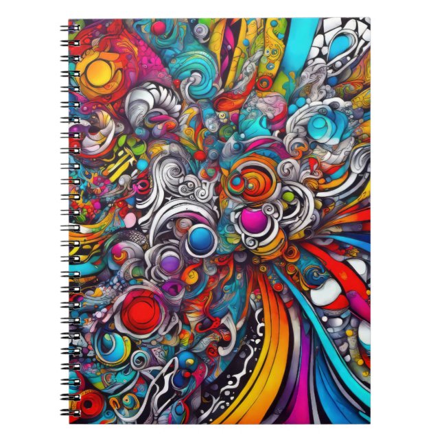 Cuaderno Diseño psicodélico (Frente)