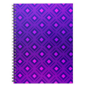Cuaderno Diseño púrpura claro con líneas, rectángulo. Brill