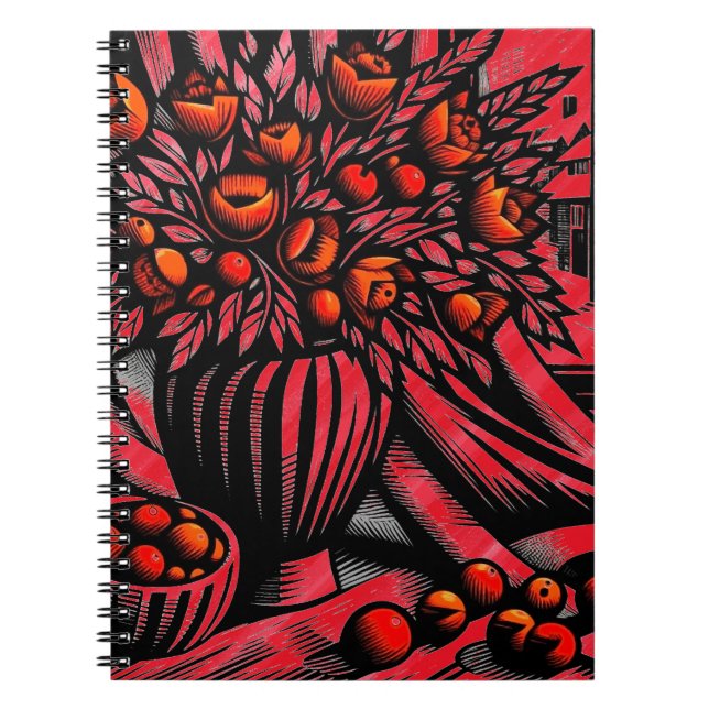 Cuaderno Diseño rico inspirado en madera (Frente)