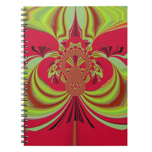 Cuaderno Diseño rojo amarillo Hakuna Matata (Frente)