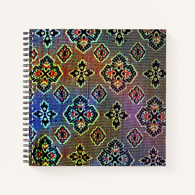 Cuaderno Diseño sari indio (Anverso)