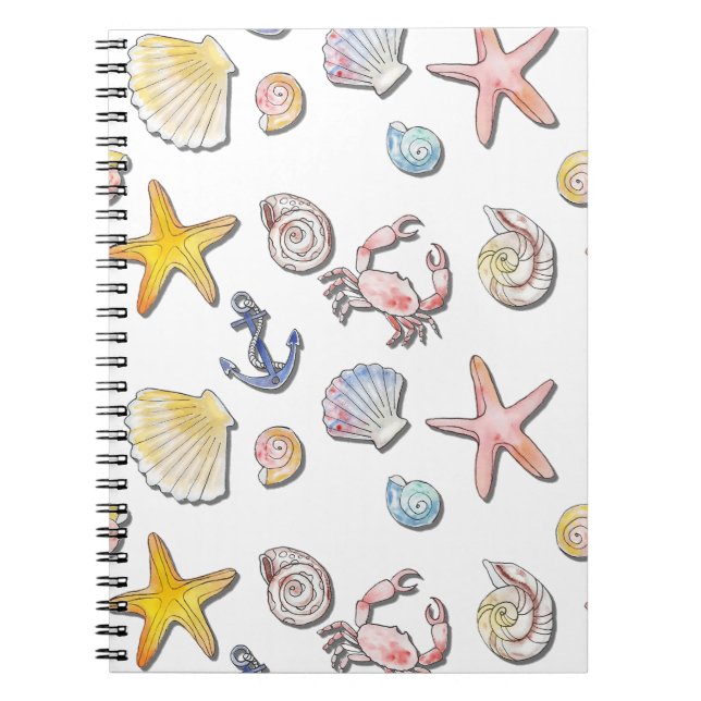 Cuaderno Diseño sencillo de playa (Frente)