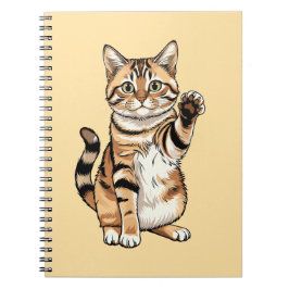 Cuaderno Diseño simple lindo hombres amantes de los gatos