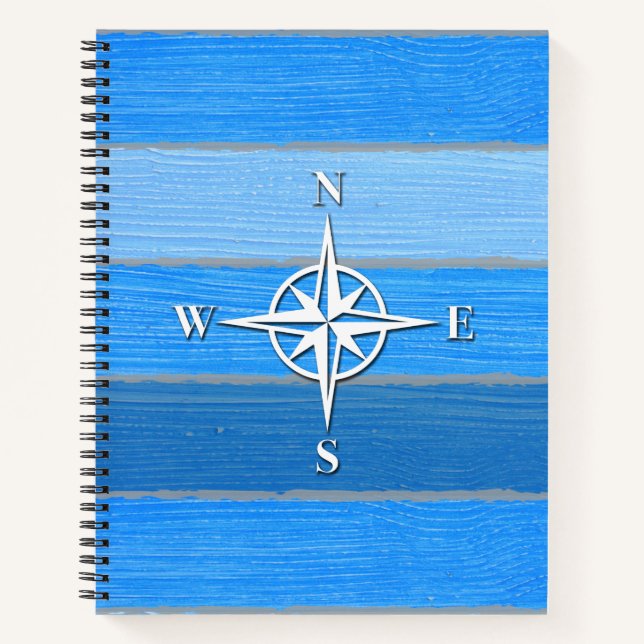 Cuaderno diseño temático náutico (Anverso)