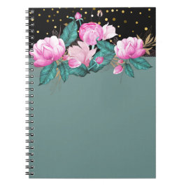 Cuaderno Diseño Tendencia Propia Girly Stationery Pink Blac