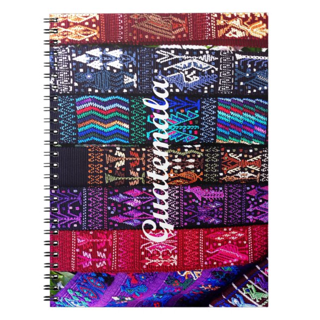 Cuaderno Diseño textil guatemalteco. (Frente)