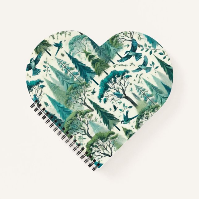 Cuaderno Diseño transparente inspirado en la naturaleza (Anverso)