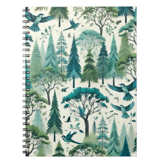 Cuaderno Diseño transparente inspirado en la naturaleza (Frente)
