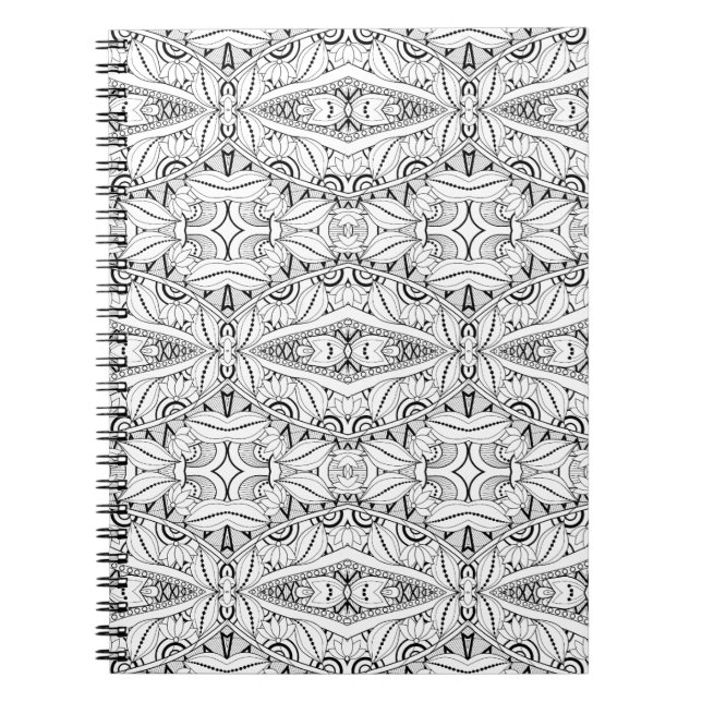 Cuaderno Diseño tribal inspirado (Frente)